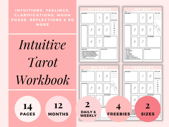 Download Tarot Printable Workbook Tarot Spreads - Premium Resources